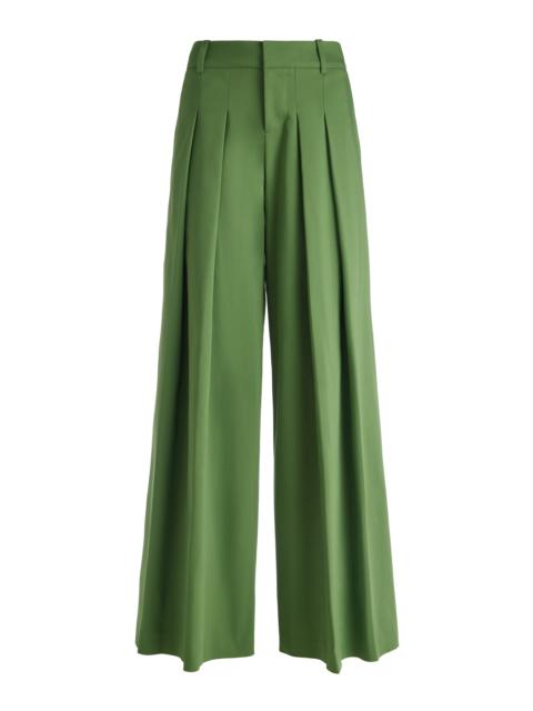 Alice + Olivia BLAIRE ULTRA LOW RISE PLEATED PANT