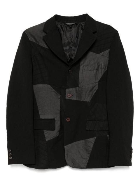 BLACK COMME des GARÇONS patchwork blazer