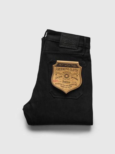 FREENOTE CLOTH "Black Portola" 15.75oz Double Black Selvedge Denim - Tapered Fit
