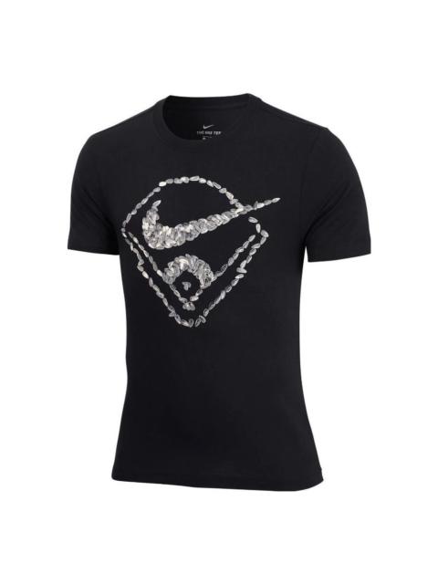 Nike Nike Front Logo T-shirt 'Black Whtie Grey' AT2706-010