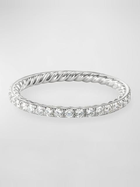 DAVID YURMAN DY Eden Band Ring with Gemstones in Platinum