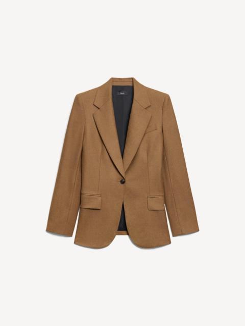 Theory Lynnia Blazer in Sleek Flannel