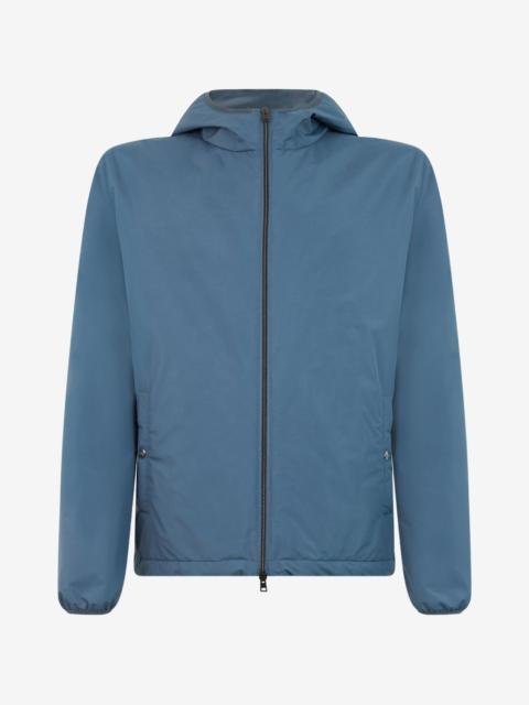 Herno hooded zip-up jacket