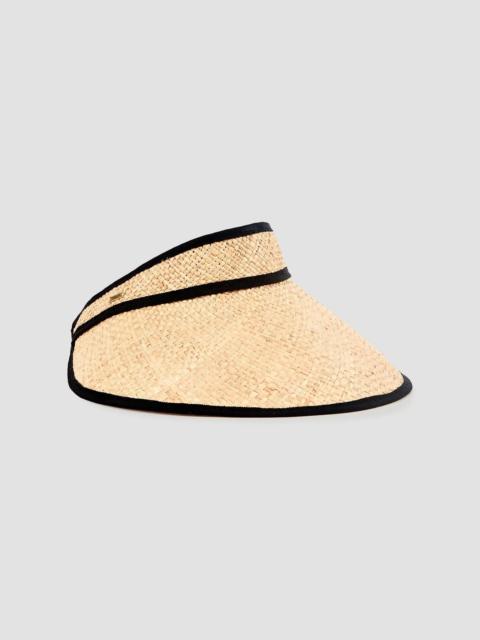 EUGENIA KIM Women's Cruise Trixie Raffia Visor - Natural