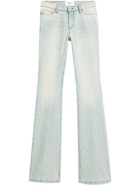 AMI Paris low-rise bootcut jeans