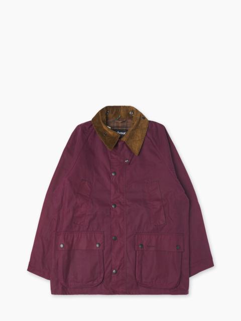Barbour BARBOUR OVERSIZED BEDALE WAXED JACKET WINE