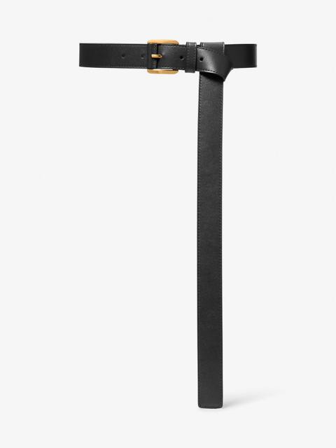 MICHAEL KORS COLLECTION Jodi Leather Waist Belt