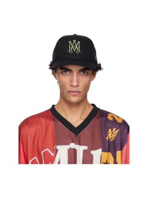 AMIRI Black MA Outline Canvas Cap
