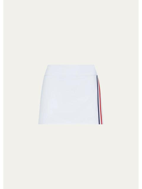 L'AGENCE Iga Tennis Wrap Mini Skirt