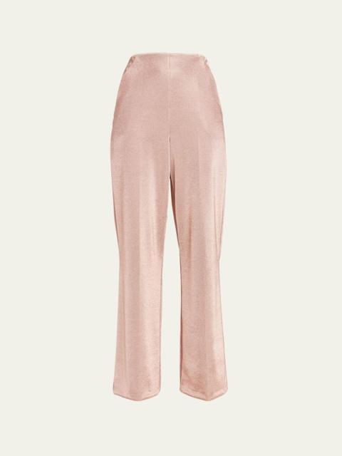 GIORGIO ARMANI Lurex Bonded Jersey Trousers