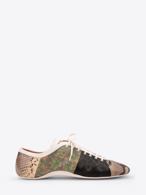 Dries Van Noten PATCHWORK BALLERINA SNEAKERS