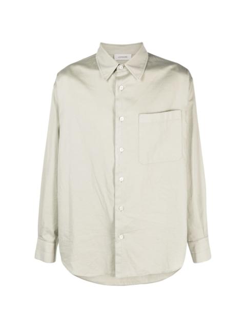 long-sleeve cotton shirt