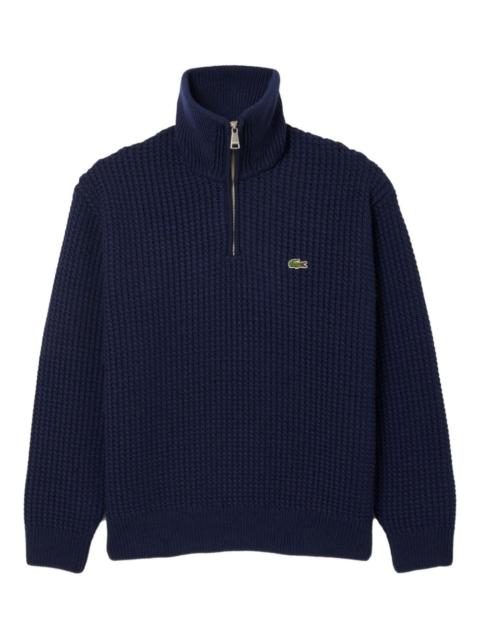 LACOSTE logo-patch sweater