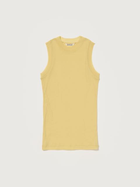 AURALEE SUPER HIGH GAUGE SHEER RIB TANK TOP