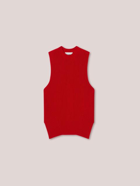 Nanushka LEELA - Cashmere and merino-blend vest - Red