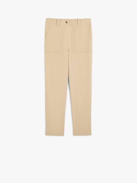 WEEKEND Max Mara OTTOBRE Cotton drill trousers
