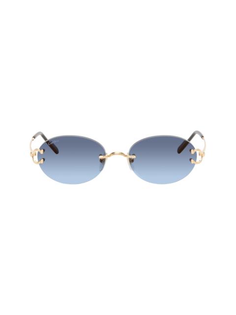 Cartier Gold Classic C Motif Sunglasses