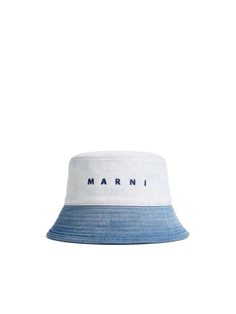 Marni logo denim bucket hat