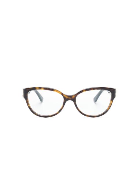 Cartier cat-eye frame glasses