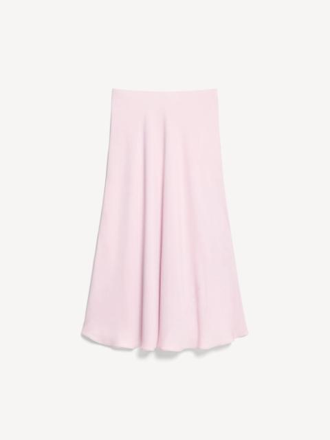 Theory Fluid Pull-On Skirt in Silk Georgette
