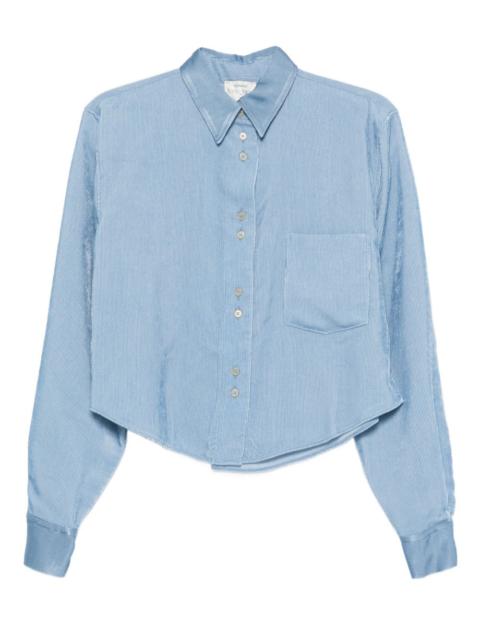 forte_forte patch-pocket cordouroy shirt