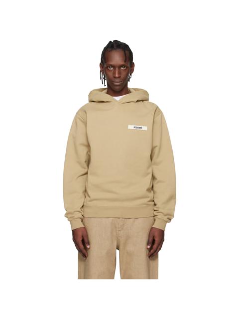 JACQUEMUS Beige 'The Gros Grain' Hoodie