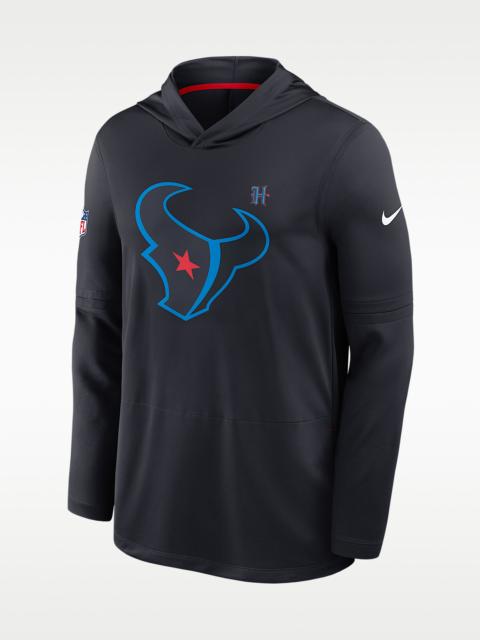 Nike Houston Texans Alt Men's Nike Dri-FIT NFL Long-Sleeve Hooded Top