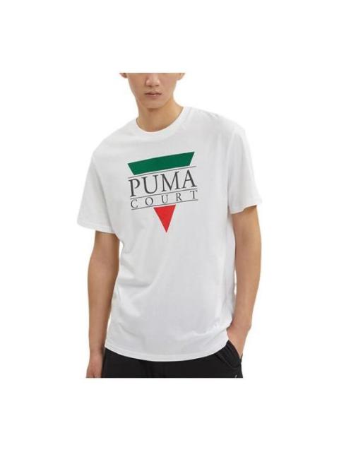 PUMA Tennis Club Graphic Tee 'White' 536913-02