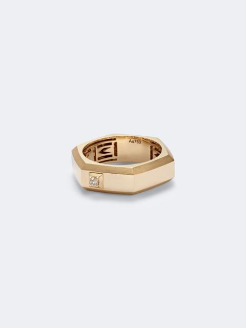 MESSIKA Moderniste Medium 18kt gold ring with diamond