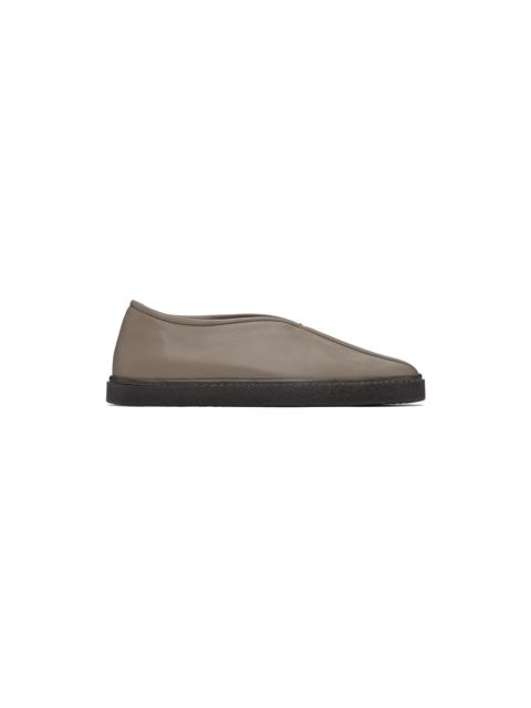 Lemaire SSENSE Exclusive Gray Piped Slippers