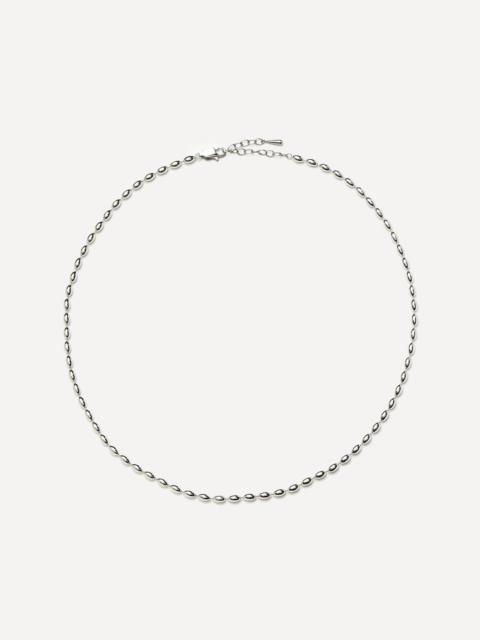 MISSOMA Silver-Plated Molten Olive Chain Necklace