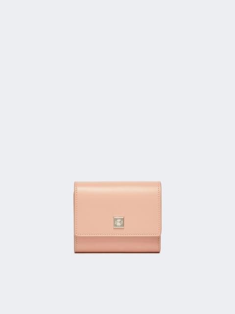 Max Mara COMPACTWALLET Leather purse - PINK