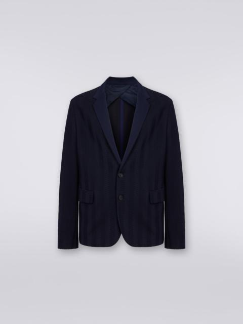 Missoni Cotton and viscose chevron jacket