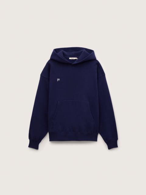 PANGAIA Mens Heavyweight Hoodie - Ocean Navy