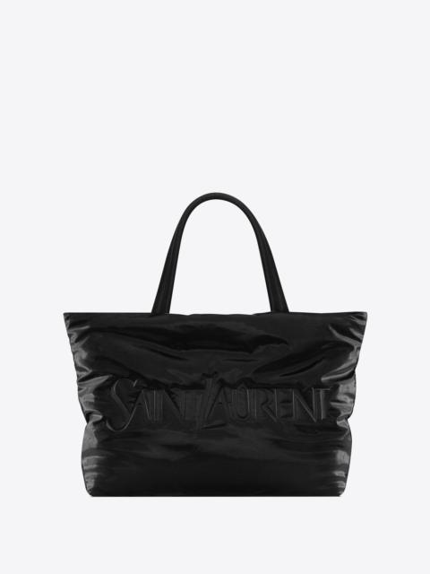 SAINT LAURENT saint laurent tote in silktech canvas