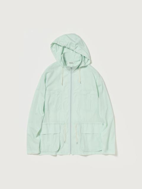AURALEE SUPER FINE COTTON LAWN HOODED BLOUSON
