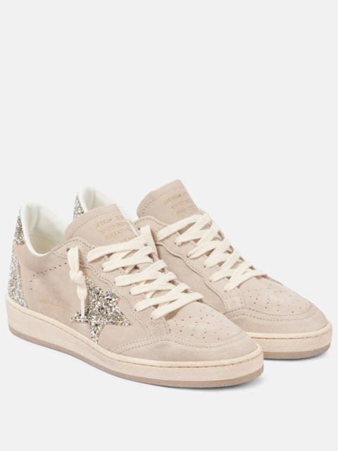 Golden Goose Ball Star glitter suede sneakers
