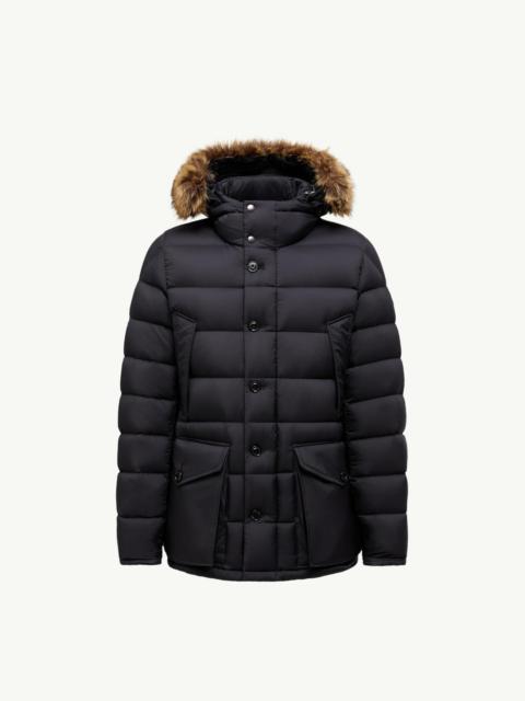 Moncler Clunye Hooded Mid-Length Down Jacket