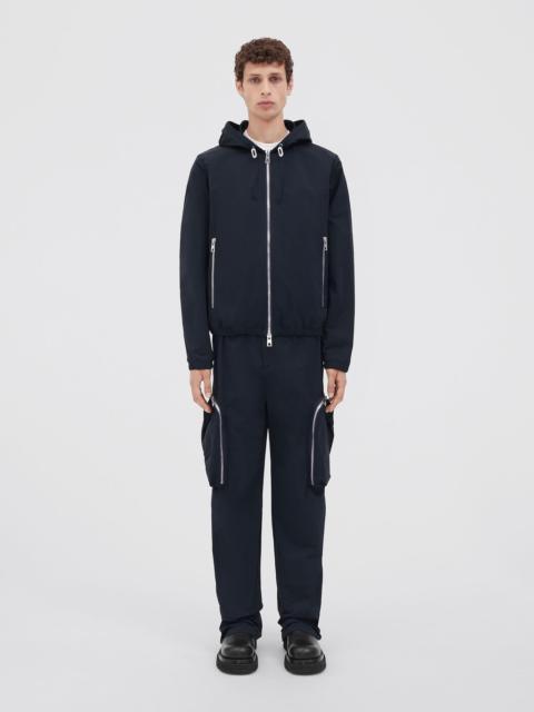 Bottega Veneta technical nylon hooded jacket