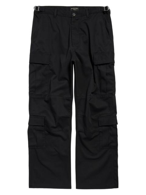 BALENCIAGA Women's Cargo Regular Fit Pants - Black