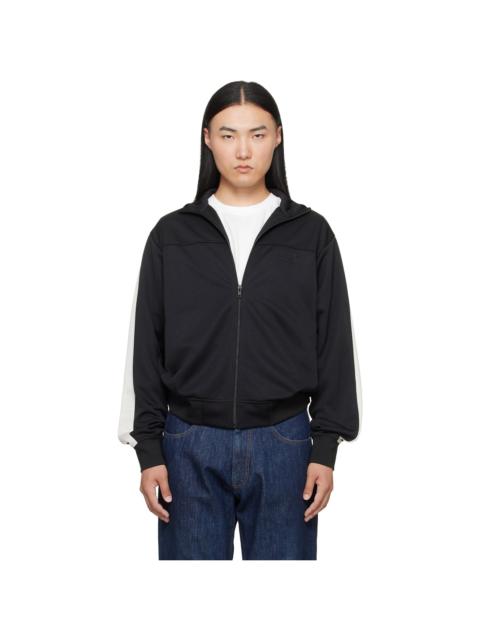 MM6 Maison Margiela Black Striped Sleeves Track Jacket