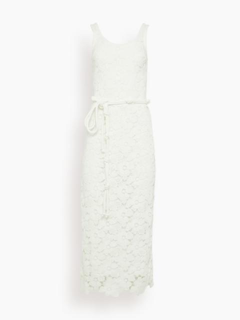 SIMKHAI Eloise Lace Maxi Dress in Ivory