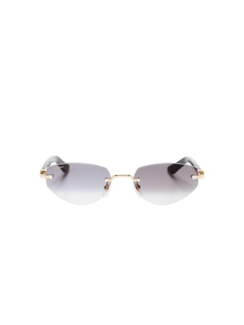 Cartier geometric-frame sunglasses