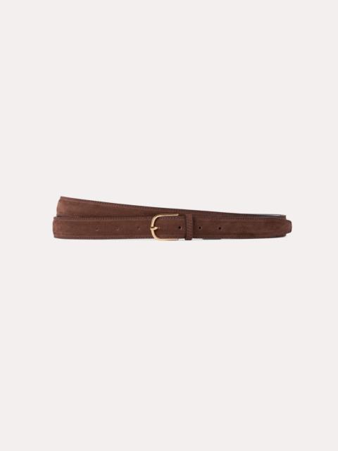 Totême Wrap belt chocolate brown