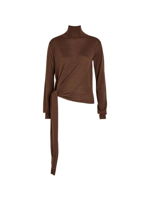 RÓHE tie-detail roll-neck knitwear