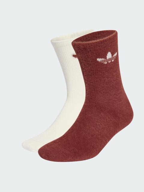 adidas Fluffy Crew Sock 2 Pairs