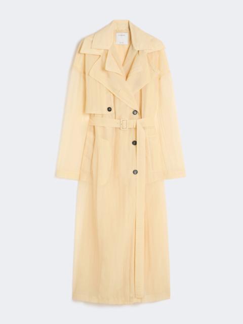 Sportmax FATA Two-piece technical-fabric trench coat - VANILLA
