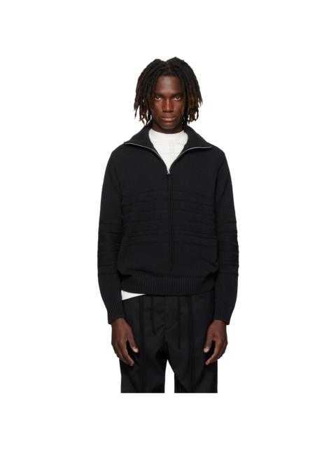 Craig Green Black Tape Knit Polo