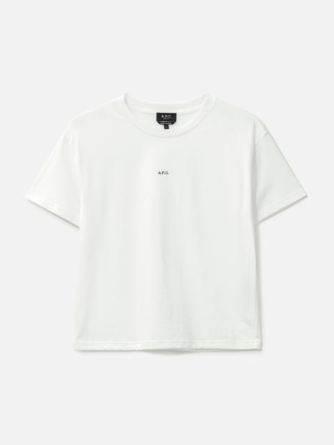 A.P.C. BOXY MICRO LOGO T-SHIRT