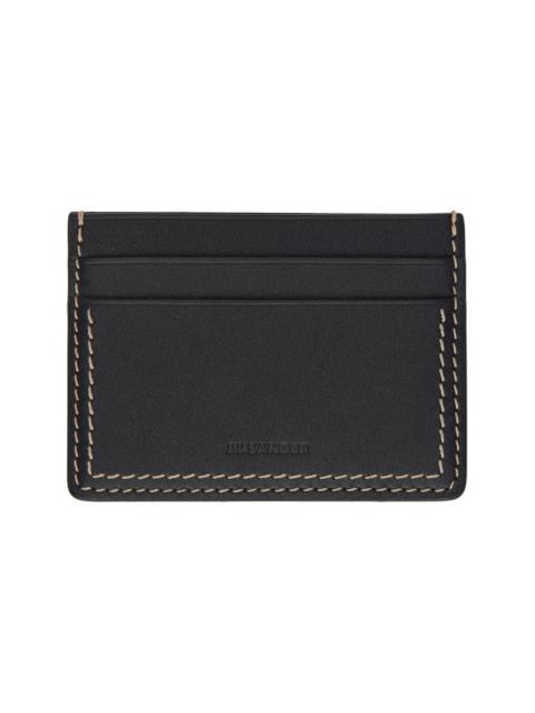 Jil Sander Black Credit Card Holder